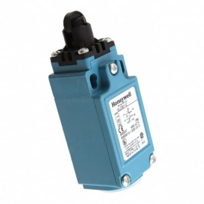 Honeywell GLDB01C - LIMIT SWITCH, 6 AMP, 240 VAC, 120 VDC, SPDT, 1 CO/NC, TOP ROLLER PLUNGER, SNAP ACTION, IP66
