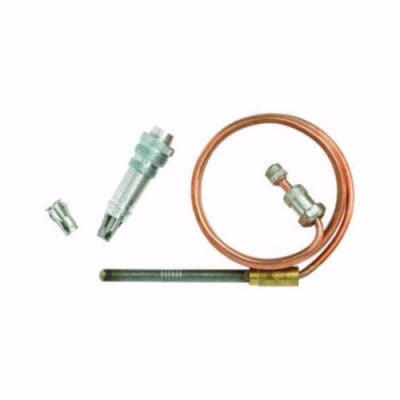 Honeywell Q340A1090 - THERMOCOUPLE, 36 INCH LEAD LENGTH, 30 MV, PUSH-IN CLIP, SPLIT NUT, ADAPTER ASSEMBLY