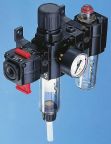 Norgren 1/4 in FRL, Semi Automatic Drain, 40 μm Filtration Size
