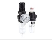 Norgren 1/8 in G Filter Regulator Lubricator, Automatic Drain, 40 μm Filtration Size Integrated Pressure Gauge