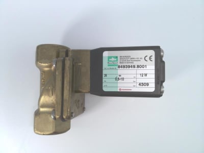 Norgren 8493949.8001 - SOLENOID VALVE, BRASS VALVE BODY, 24VDC COIL RATING, 12W POWER RATING, 0.5-10 PA