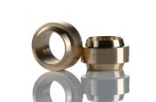 Norgren Brass Pipe Fitting, Straight Compression Compression Fitting, Female Metric Tube 8 mm