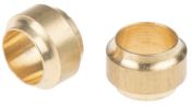 Norgren Brass Pipe Fitting, Straight Compression Push-in Fitting, Female British Standard Parallel Pipe G 1/4 (BSPP) to