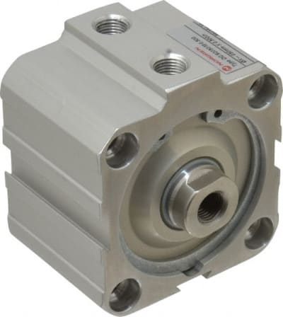 Norgren DC/92050/M/.5 - DISCONTINUED BY MANUFACTURER, 1/2" STROKE X 2" BORE DOUBLE ACTING AIR CYLINDER 1/8 PORT, 3/8-24 ROD THREAD, 145 MAX PSI,