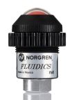 Norgren Green Panel Mounting Visual Indicator, 30 mm mount hole 8.6 bar