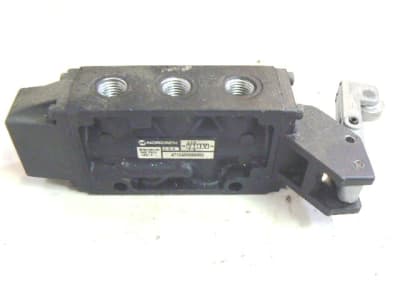 Norgren K71DA00KS6KR2 - VALVE, PNEUMATIC, W/O SOLENOID, NUGGET 200, 50 PSIG, 2 POSITION, 5-WAY, INLINE, 1/4 INCH NPT, LEVER ROLLER
