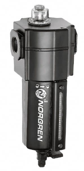 Norgren L74M-4AP-QPN - MICRO-FOG LUBRICATOR, L74M SERIES, 1/2" NPT PORTS, MANUAL DRAIN, ALUMINUM, TRANSPARENT BOWL WITH GUARD, 154 SCFM, COMPRE