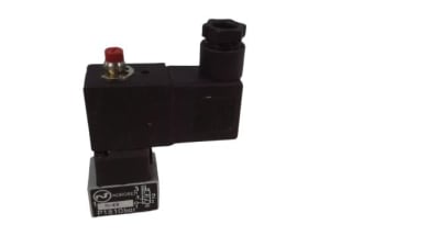 Norgren M/49MDZ13J - DISCONTINUED BY MANUFACTURER, SOLENOID VALVE, 77 L/MIN FLOW, 0-10 BAR, 145 PSI MAX, 24 VDC, 2 WATT, SINGLE MOUNTING, ELE