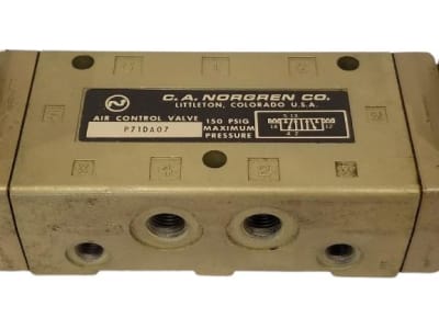 Norgren P71KA00 - DISCONTINUED BY MANUFACTURER, NORGREN P71KA00 150 PSI AIR CONTROL W/ LEVER 1/2 IN VALVE BODY MANIFOLD