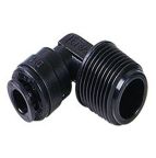 Norgren Pneufit Acetal (POM) Push-in Fittings Series, D01451028, 1/4 in, ISO R, UNF, ISO G, NPT