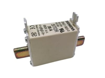 Siemens 3NE1803-0 - FUSE LINK, SITOR, 670 AMP, 690 VAC, 250 VDC, FRONT INDICATOR, WITH BLADE CONTACTS, CLASS GS.