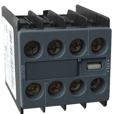 Siemens 3RH2911-1HA31 - CONTACT BLOCK, 4 POLE, CONTACT CURRENT MAX: 10A, CONTACT VOLTAGE AC MAX: 690V, CONTACT VOLTAGE DC MAX: 250V, FOR USE WIT