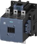 Siemens 3RT1 Contactor, 240V ac Coil, 3-Pole, 500 A, 250 kW 240V ac, 2 NO/2 NC, 400V