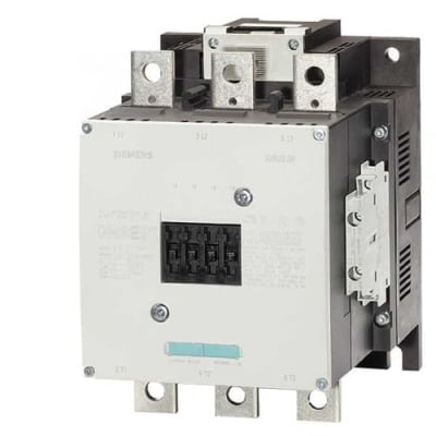 Siemens 3RT1065-6AF36 - POWER CONTACTOR, 3 POLE, 265 AMP, 132 KW / 400 VAC (50/60 HZ), 110-127 VDC, AUXILIARY CONTACTS 2 NO + 2 NC, SIZE S10, BU