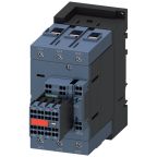 Siemens 3RT2 Contactor, 110V Coil, 3-Pole, 130 A, 55 kW 110V, NO/NC, 1kV