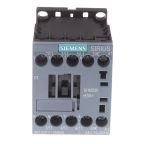 Siemens 3RT2 Contactor, 24V ac Coil, 3-Pole, 12 A, 5.5 kW 24V ac, 3 NO, 400V ac
