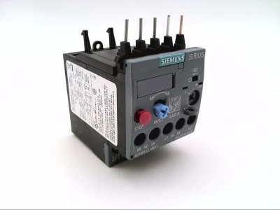 Siemens 3RU21161HB0 - OVERLOAD RELAY, 5.5 -8.0 AMP, THERMAL, FOR MOTOR PROTECTION, SIZE S00, CLASS 10, CONTACTOR MOUNTING MAIN CIRCUIT: SCREW,