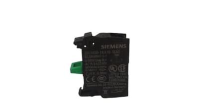 Siemens 3SU1400-1AA10-1BA0 - CONTACT BLOCK, 1 CONTACT ELEMENT, 1 N/O, SCREW TERMINAL, FOR FRONT PLATE MOUNTING, PRICE EACH, REPLACES : 3SB3400-0B