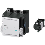 Siemens 3TF6 Contactor, 110V Coil, 3-Pole, 630 A, 335 kW 110V, 3 NO, 400V