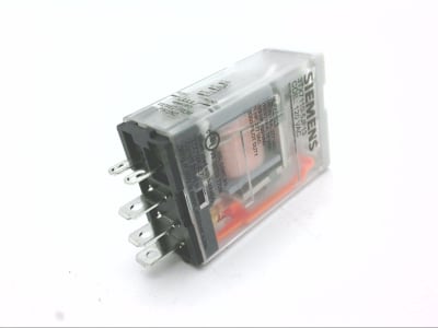 Siemens 3TX7110-5JC13 - PLUG-IN RELAY, PREMIUM LED, MECHANICAL FLAG, 5-PIN, SQUARE BASE SPDT, 15A, 24VAC, USES SOCKET 3TX7144-4E7 , 3TX7110-5JC1