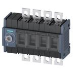 Siemens 4-Pole DIN Rail Switch Disconnector -, IP00, IP20, 250A, 110 kW