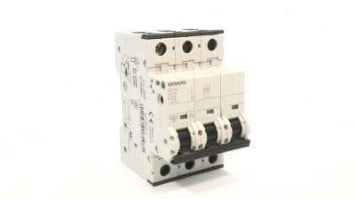 Siemens 5SY43327 - MINIATURE CIRCUIT BREAKER, SENTRON, 3 POLE, 32 AMP, 230-440 VAC, 60 VD, 50/60 HZ, C CURVE, SCREW TYPE TERMINAL, DIN RAIL
