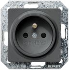 Siemens 5UB19 1 Gang Electrical Socket, 16A Indoor, Schuko