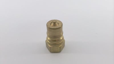 QUICK DISCONNECT COUPLING PLUG, 1/2IN FEMALE, CONNECT BRASS