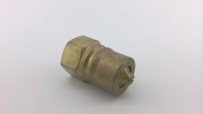 DISCONTINUED BY MANUFACTURER, QUICK DISCONNECT COUPLING PLUG, 1IN FEMALE, CONNECT BRASS