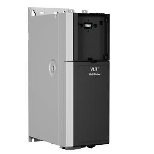 INVERTER DRIVE, 6.8-8.3 AMP, 3 PHASE, 400 VAC, 24 VDC, 0-500 HZ, 4 KW, 5.5 HP, IP 20, PANEL MOUNT, (FC-280P4K0T4E20H1BXCXXXSXXXXAX)