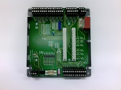 DISCONTINUED BY MANUFACTURER, BASE, PANEL MOUNTING, FOR DX-9100 EXTENDED DIGITAL CONTROLLER, VERSIONS 2 AND 3, WITHOUT TERMINAL COVERS