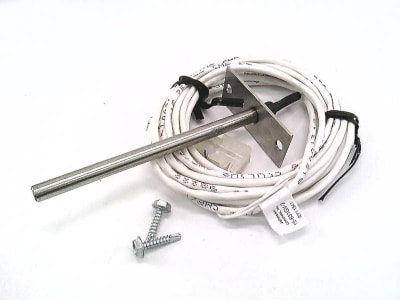 TEMPERATURE SENSOR, 1 KOHM, NICKEL, 4 INCH DUCT PROBE