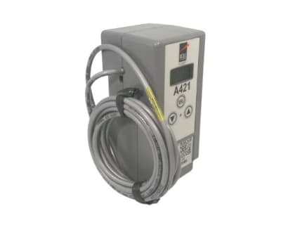 USE A421GBF-02ELECTRONIC TEMPERATURE CONTROLA421 SERIES24 VAC INPUT3 BUTTON CONTROLLCD SCREENNEMA TYPE 1IP20WITH A99BB-25C TEMPERATURE SENSOR