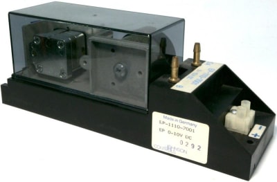 DISCONTINUED BY MANUFACTURER, ELECTRO-PNEUMATIC TRANSDUCER, 0 - 10 VDC, 10 MA, 20-100 KPA