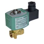 EMERSON – ASCO Solenoid Valve E314K035S2N01FL, 3 Port, NC 1/4 in, 24V, 1/4 in