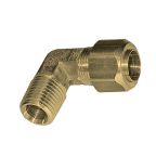 Legris Pneumatic Fitting Brass Pipe Fitting Push Fit Push-Fit Elbow, Male NPT 1/4 in to Male 10 mm