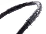 RS PRO Heat Shrink Tubing, Black 19.1 mm Sleeve Dia. x 1.22m Length 3:1 Ratio, AIS3X0191BK Series