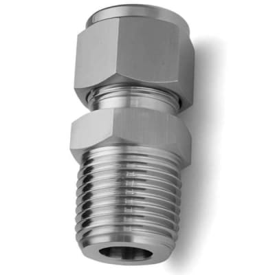 Swagelok 21Q5T1 - MALE CONNECTOR 3/8" TUBE OD X 3/8" NPT, TC, SS 316, FOR THERMO COUPLE, CROSS-REFERENCE: HAM-LET PART# 768LSS3/8X3/8, PAR