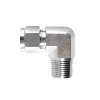 Swagelok 36Q63T1 - MALE ELBOW 1/2" TUBE OD X 1/4" NPT, SS 316, CROSS-REFERENCE: HAM-LET PART# 769LSS1/2X1/4, PARKER PART# 8MSEL4N, SWAGELOK