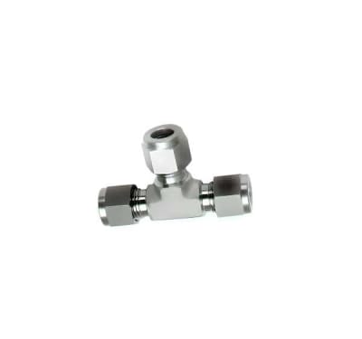 Swagelok 41Q5 - UNION TEE 3/8" TUBE OD, SS 316, CROSS-REFERENCE: HAM-LET PART# 764LSS3/8, PARKER PART# 6ET6 , SWAGELOK PART #SS-600-3