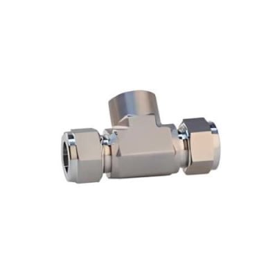 Swagelok 45Q66T1 - FEMALE BRANCH TEE 1/2" TUBE OD X 1/2" NPT, SS 316, CROSS-REFERENCE: HAM-LET PART# 772LFSS1/2X1/2, PARKER PART# 8FBT8N, S