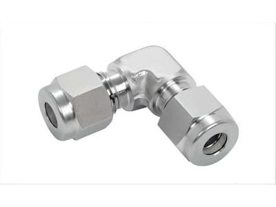 Swagelok 64Q55 - UNION ELBOW 3/8", SS 316, CROSS-REFERENCE: HAM-LET PART# 765LSS3/8, PARKER PART# 6EE6 , SWAGELOK PART # SS-600-9