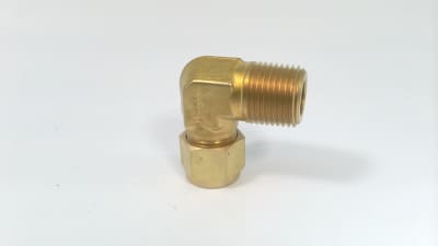 Swagelok B-810-2-8 - TUBE FITTING, MALE ELBOW, 1/2IN SWAGELOK TUBE FITTING, 1/2IN MALE NPT, BRASS
