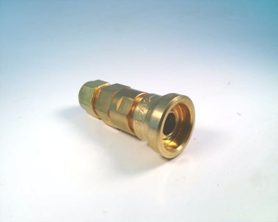 Swagelok B-QC6-B-600 - QUICK-CONNECT BODY, BRASS INSTRUMENTATION, 0.5 CV, 3/8 IN. SWAGELOK TUBE FITTING