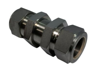 Swagelok SS-1610-61 - TUBE FITTING, BULKHEAD UNION, 1" TUBE OD, 316 STAINLESS STEEL