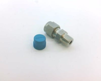 Swagelok SS-400-1-2 - TUBE FITTING, MALE CONNECTOR, 1/4 INCH TUBE, 1/8 INCH MALE NPT, STAINLESS STEEL