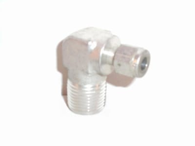 Swagelok SS-400-2-8 - TUBE FITTING, MALE ELBOW, 316 STAINLESS STEEL, 1/4 INCH TUBE OD, 1/2 INCH MALE NPT