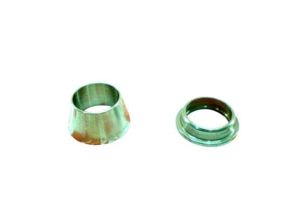 Swagelok SS-400-SET - 316 SS FERRULE SET (1 FRONT FERRULE/1 BACK FERRULE) FOR 1/4 IN. SWAGELOK TUBE FITTING, ** SINGLE PIECE PRICING **