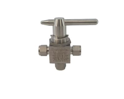 Swagelok SS-45XS8-SH - DISCONTINUED BY MANUFACTURER, BALL VALVE, 3-WAY, 1 PIECE, 40 SERIES, 1500 PSIG @ 100`F, 103 BAR @ 37`C, 150`F @ 1500 PSI