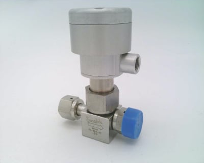 Swagelok SS-4BK-1C-319 - VALVE, BELLOWS SEALED, STAINLESS STEEL, PCTFE STEM TIP, GASKETED, 1/4IN SWAGELOK TUBE FITTING, 2WAY, NC ACTUATOR